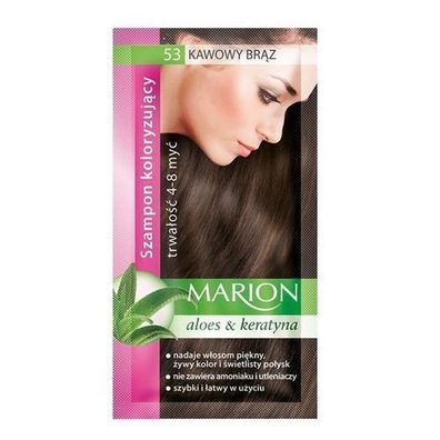 Marion Haarfarbe Shampoo 53 Kaffee Braun, 40 ml