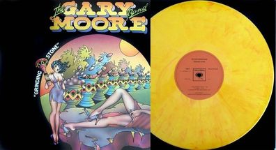 Gary Moore Band - "Grinding Stone" (LP, Album Flaming Vinyl) SEALED