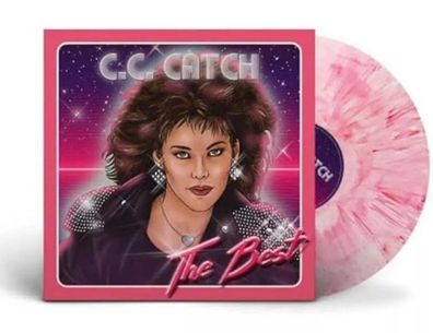 C.C. Catch - The Best (LP, White/Red Marbled Vinyl ) SEALED