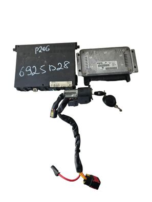 Peugeot 206 Motorsteuergerät Set 0261206217