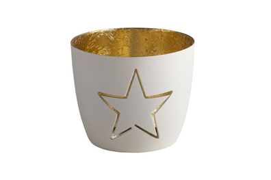 Madras Windlicht "Stern"