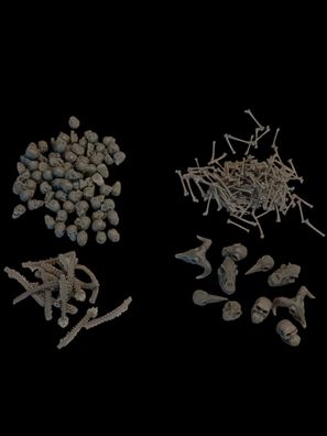 skulls and bones Mega set 28/32mm für Tabletop basing / modellbau