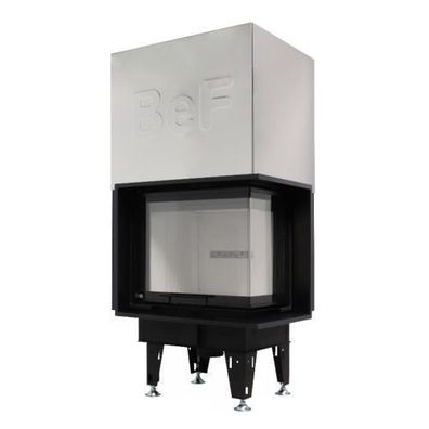 Aquatic WHV70CP Wasser Eck-Kamineinsatz Hebetür Rechts 11kW