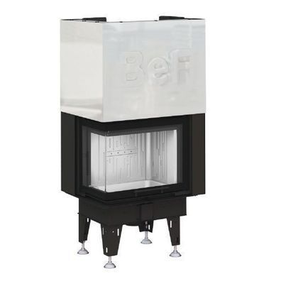 Aquatic WHV70CL Wasser Eck-Kamineinsatz Hebetür Links 11kW