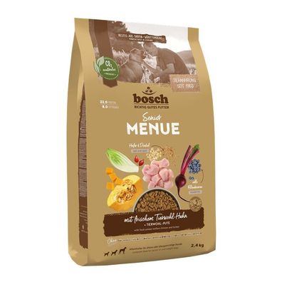 Bosch Dog HPC Menue Senior mit Tierwohl-Huhn 2 x 2,4 kg