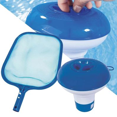 Dosierschwimmer & Kescher für den Pool