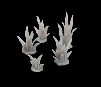 10x Tabletop Teufelszungengras 28/32mm für tabletop / bits / basing