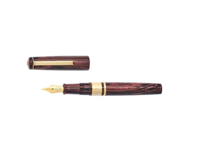 Esterbrook Füllfederhalter MODEL J Antique ROSE Ebonite, GOLD TRIM