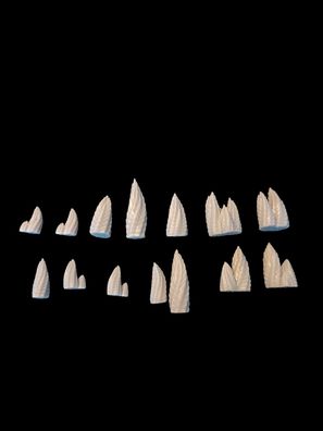 14x Alien Succulents für 28/32mm für tabletop / bits / basing / modellbau