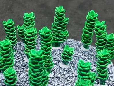 20x Tabletop Pillar plants 28/32mm für tabletop / bits / basing / modellbau