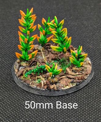 10x Tabletop ZZ Plants 28/32mm für bits / basing / modellbau