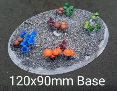 15x Tabletop Pilze mushrooms 28/32mm bits / basing / modellbau