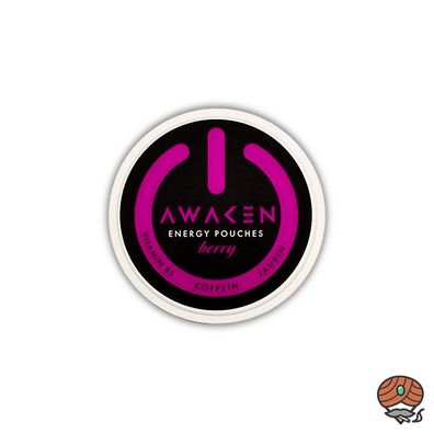 Awaken Energy Pouches, Berry, nikotin- und tabakfrei, 20 Pouches