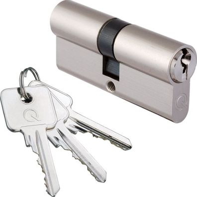 greenteQ Profil-Doppelzylinder SX 70 GF 30/40 mit 3 Schlüsseln gs1