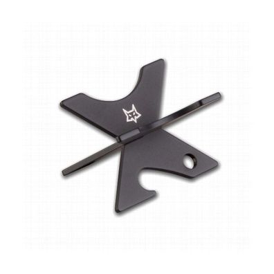 Fox Knives Zigarrenständer aus Edelstahl, schwarz matt