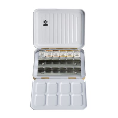 Schmincke Horadam Aquarell Metallkasten, 6 X 1/2 Näpfe "Gold" - Sonderedition