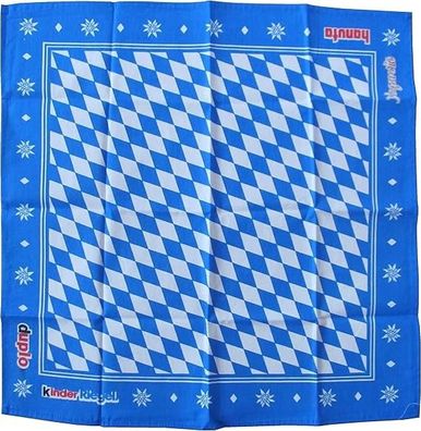 Ferrero - Kinder Halstuch (blau) - ca. 44 x 41 cm - Oktoberfest