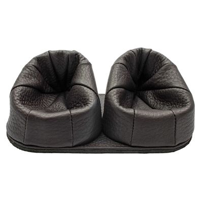 Martin Wess Elk 201-2 Elchleder Pfeifenständer für 2 Pfeifen, schwarz