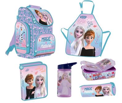 Disney Frozen / Eiskönigin - 6 teiliges Schulranzen Set