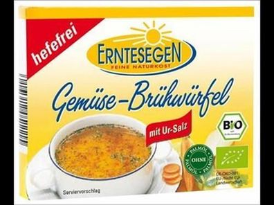 Erntesegen 3x Gemüse-Brühwürfel hefefrei 66g