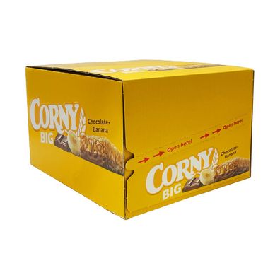 Corny Riegel BIG Chocolate Banana, Kiste mit 24x 50g