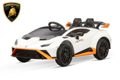 Elektro Kinderauto Lamborghini Huracan STO mit Lizenz 2x 65W 12V 9Ah