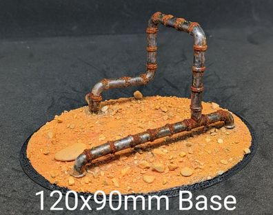 10x Tabletop Rohre Pipes set 28/32mm für / bits / basing / modellbau