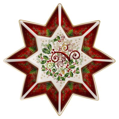 Goebel Weihnachten Palais Royal Stellar groß 32 cm Schale Servierschale Plätzchensc