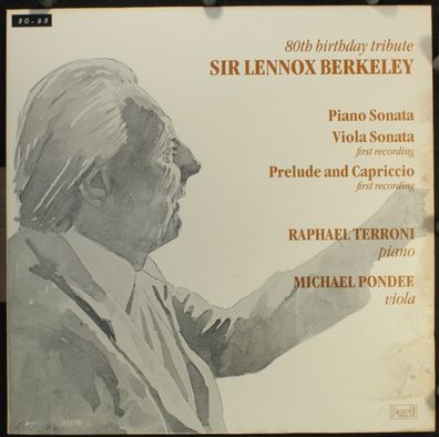 Pearl SHE 576 - Lennox Berkeley, Raphael Terroni, Michael Ponder - Piano Sonata,