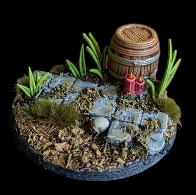 10x Kopfsteinpflaster 28/32mm für tabletop / bits / basing / modellbau