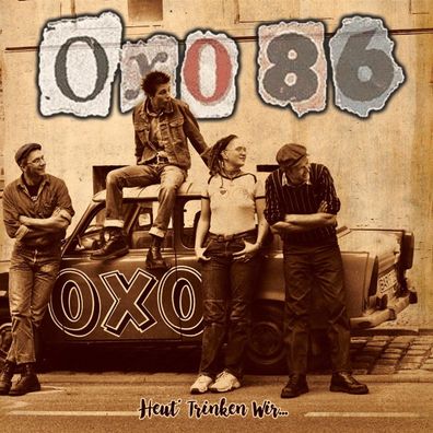 Oxo 86 - Heut´ Trinken Wir... LP (Ultraclear With Orange Splatter Vinyl)
