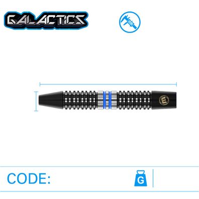 Winmau - Steeldart - Galactics 24 gr