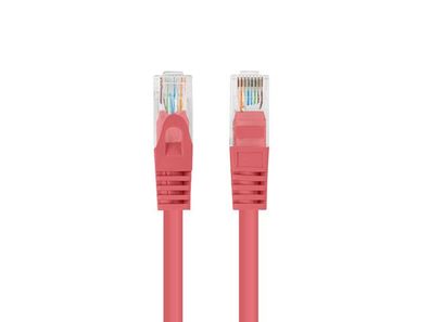 Patchcord KAT.6 UTP 0,5M Czerwony FLUKE PASSED Lanberg 10-PACK