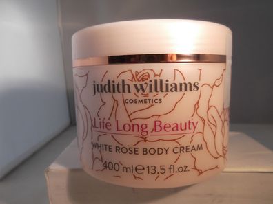 Judith Williams Life Long Beauty White Rose Body Cream 400 ml