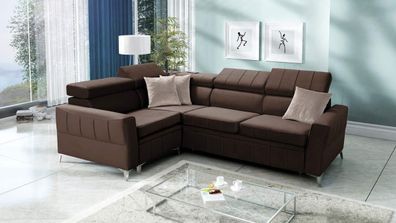Best For Home Ecksofa Barry II mit Bettkasten und Schlaffunktion