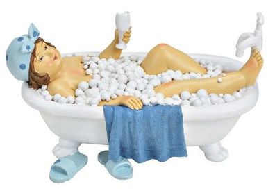 Woman in Bathtub - Maritime Style