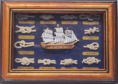 Nautical Knot Board - Segelschiff Edition