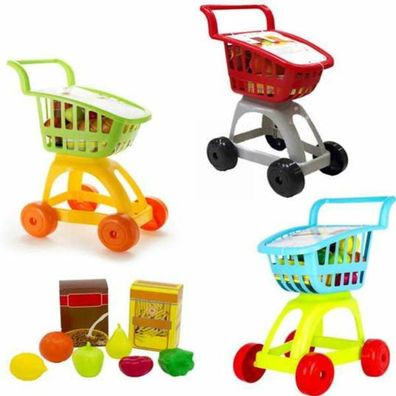Vicam Kinder Einkaufswagen Ref.91RVN rot/grün/schwarz