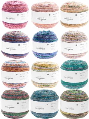 200g Rico Design Creative Chic-Unique dk Bobbelgarn Stricken Häkeln GP79,95€/1kg