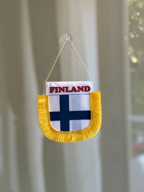 Finland Wimpels Banner kleine Flagge für Auto Truck Hause Büro mit Saugnapf