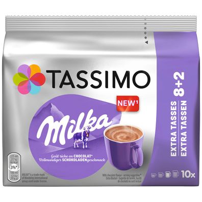 Tassimo Milka köstlich cremiges Genusserlebnis Heißgetränk 240g
