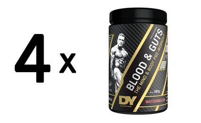 4 x Dorian Yates Blood and Guts, Mango - 380g