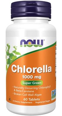 Chlorella, 1000mg - 60 tablets
