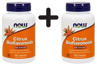2 x NOW Foods Citrus Bioflavonoids, 700mg - 100 caps