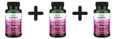 3 x Swanson Aquamin Sea Minerals - 60 vcaps