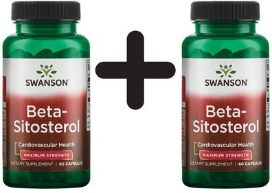 2 x Swanson Beta Sitosterol - 60 caps