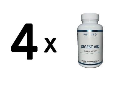 4 x Revive Digest Aid - 90 vcaps