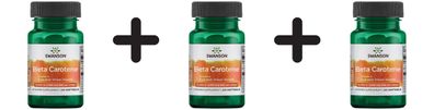 3 x Swanson Beta-Carotene (Vitamin A), 5000 IU - 250 softgels