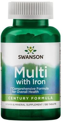 Century Formula, Multi-Vitamin & Mineral with Iron - 130 tabs