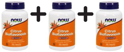 3 x NOW Foods Citrus Bioflavonoids, 700mg - 100 caps